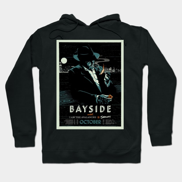 Bayside band 3 Hoodie by Edwin Vezina